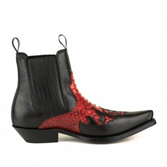 Mayura Boots ROCK 2500 Black Box Red Python