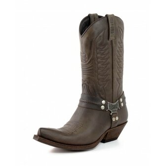 Mayura Boots 13 Bruin/Taupe Cowboy Western Laarzen Spitse Neus Schuine Hak Waxed Leer Sierspoor Overzicht