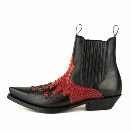 Mayura Boots ROCK 2500 Black Box Red Python